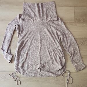 Knox Rose Light Brown Cowl Neck Sweater